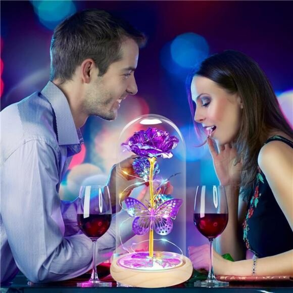 Valentines Day Gifts for Her,Valentines Day Flowers Gifts for Mom Women - Picture 4 of 7